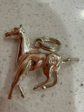 Sterling Silver Horse Charm Pendant - Unbranded
